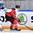 ST. PETERSBURG, RUSSIA - MAY 11: Hungary's Balazs Sebok #41 pulls the puck away from Finland's Juuso Hietanen #38 during preliminary round action at the 2016 IIHF Ice Hockey World Championship. (Photo by Minas Panagiotakis/HHOF-IIHF Images)

